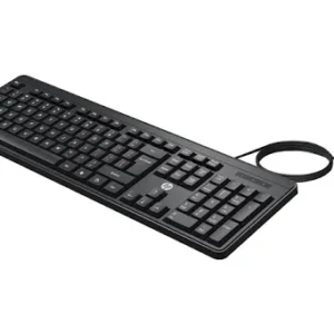 HP K100 Wired Keyboard, Quick, Comfy and Accurate, USB Plug & Play Setup,LED Indicators(7J4G1AA)